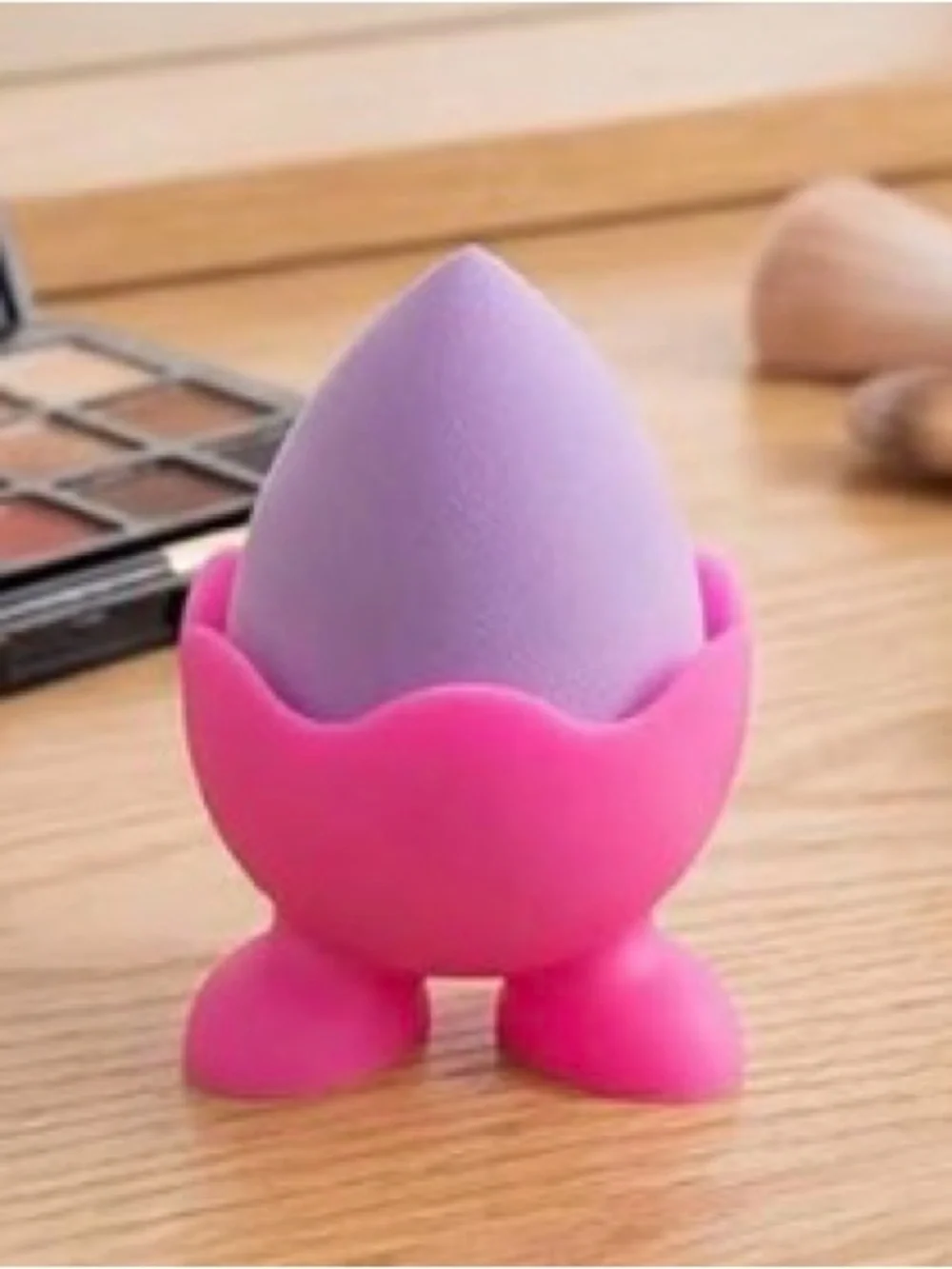 💞 New Pink Silicone Stand for Beauty Blender Makeup Sponges